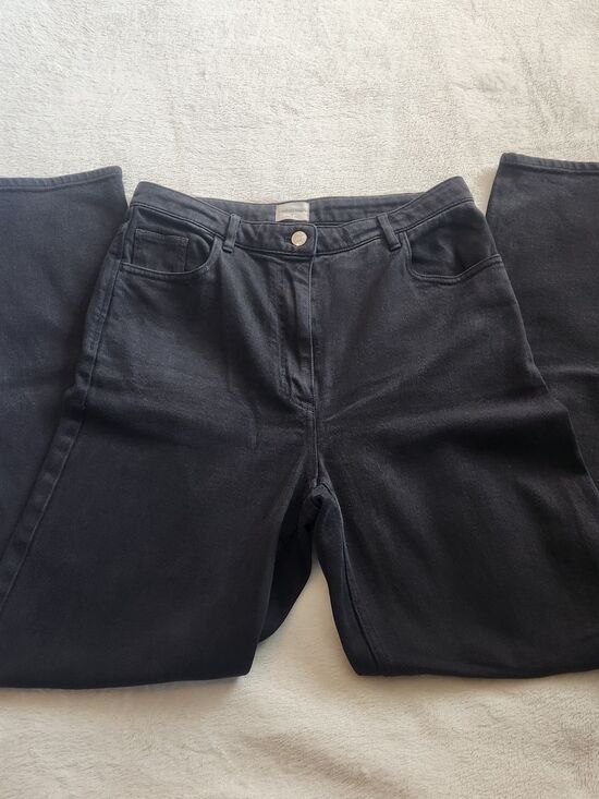 Wilfred Denim - Aritzia Wilfred Free Black Straight Leg Jeans Size 10